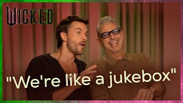 Jeff Goldblum and Jonathan Bailey WON’T STOP SINGING in wild Wicked interview thumbnail