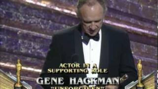 Gene Hackman winning Best Supporting Actor thumbnail