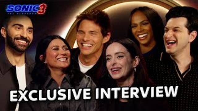 Shadow Vs Cyclops!? HILARIOUS Sonic Move 3 Interview | Ben Schwartz, James Marsden & More! thumbnail