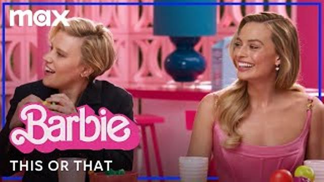 Margot Robbie & the Cast of Barbie Play This Or That thumbnail