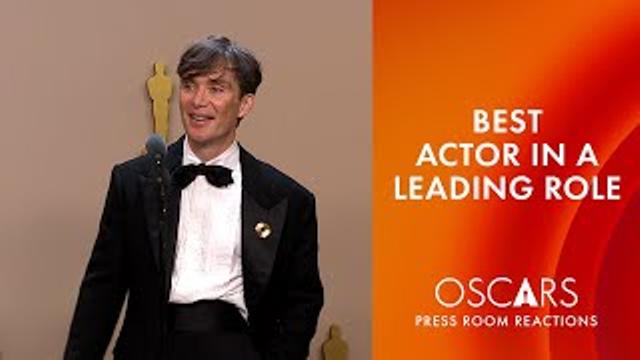 Cillian Murphy | Best Actor in a Leading Role | Oscars 2024 Press Room Speech thumbnail