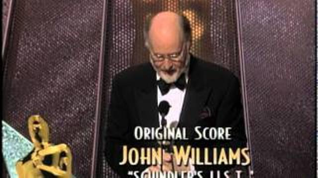 John Williams winning Best Original Score for "Schindler's List" thumbnail