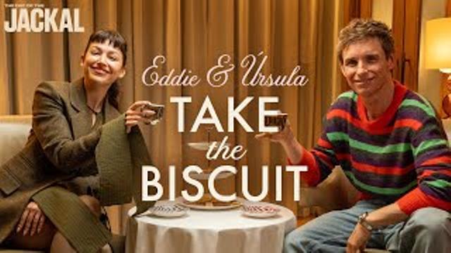 Eddie Redmayne Teaches Úrsula Corberó the Art of Eating a Jaffa Cake | The Day of the Jackal thumbnail