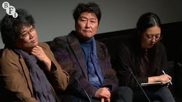 Parasite director Bong Joon-ho and stars Song Kang-ho and Lee Jung-eun | BFI Q&A thumbnail