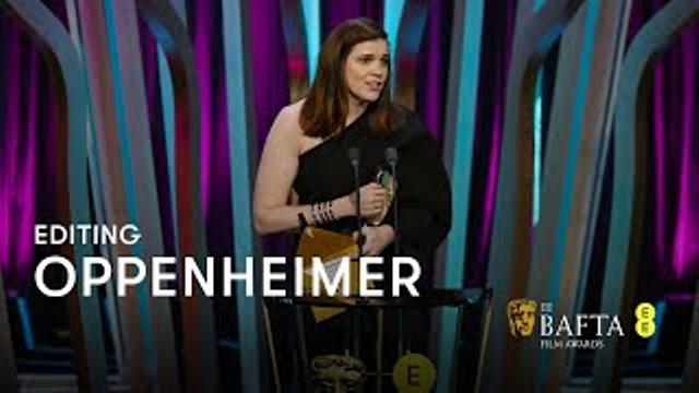 Oppenheimer wins Editing | EE BAFTA Film Awards 2024 thumbnail