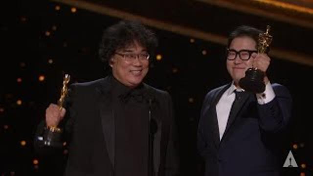 "Parasite" wins Best Original Screenplay | 92nd Oscars (2020) thumbnail