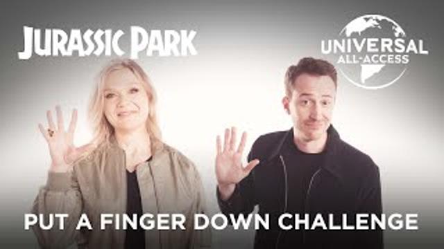 Celebrating the 30th Anniversary of Jurassic Park | Put A Finger Down Challenge thumbnail