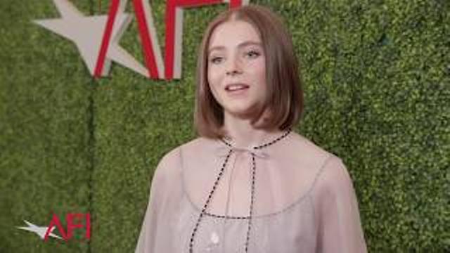 JOJO RABBIT star Thomasin McKenzie on the film at AFI AWARDS 2019 thumbnail